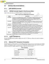 MCF5275LCVM166J Datasheet Page 12