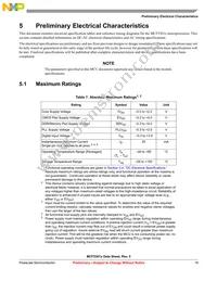 MCF53012CQT240 Datasheet Page 19