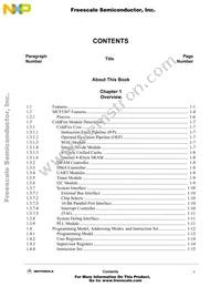 MCF5307CFT66B Datasheet Page 5