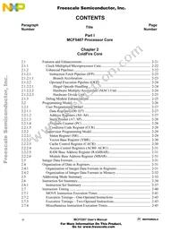 MCF5307CFT66B Datasheet Page 6