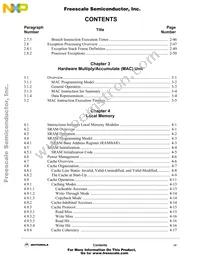 MCF5307CFT66B Datasheet Page 7