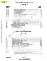 MCF5307CFT66B Datasheet Page 9