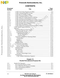 MCF5307CFT66B Datasheet Page 14