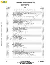 MCF5307CFT66B Datasheet Page 16