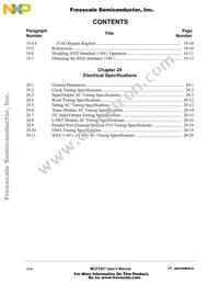 MCF5307CFT66B Datasheet Page 18