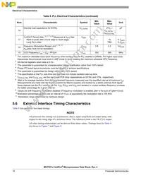 MCF5373LCVM240J Datasheet Page 18