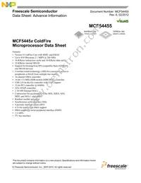 MCF54451VM240J Datasheet Cover
