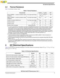 MCF5483CZP166 Datasheet Page 5