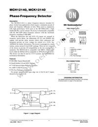 MCH12140DR2G Datasheet Cover