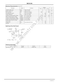MCH3106-TL-E Datasheet Page 2