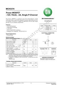MCH3374-TL-W Datasheet Cover