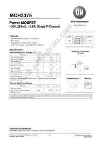 MCH3375-TL-H Datasheet Cover