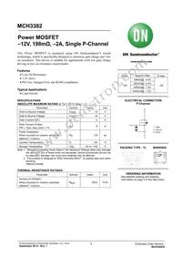 MCH3382-TL-W Datasheet Cover