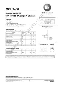 MCH3486-TL-H Datasheet Cover