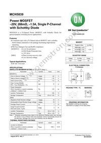 MCH5839-TL-W Datasheet Cover