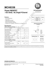 MCH6336-TL-E Datasheet Cover