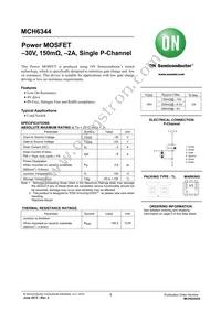 MCH6344-TL-W Datasheet Cover