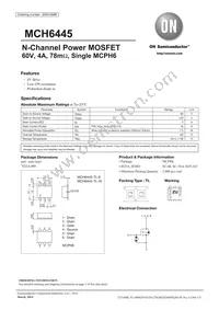 MCH6445-TL-W Datasheet Cover