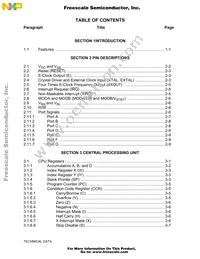 MCHC11F1CFNE5 Datasheet Page 3