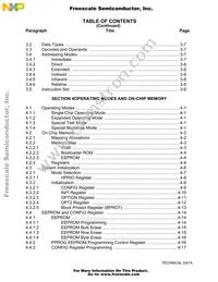 MCHC11F1CFNE5 Datasheet Page 4