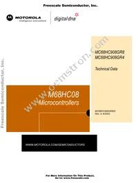 MCHC908GR8VFAE Datasheet Cover