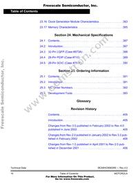 MCHC908GR8VFAE Datasheet Page 16