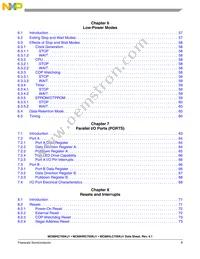 MCHRC705KJ1CPE Datasheet Page 9