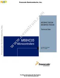 MCHSC705C8ACPE Datasheet Cover