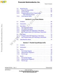 MCHSC705C8ACPE Datasheet Page 9