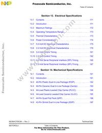 MCHSC705C8ACPE Datasheet Page 13