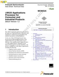 MCIMX258CVM4 Datasheet Cover