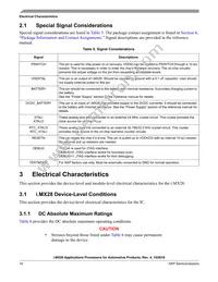 MCIMX281AVM4C Datasheet Page 10