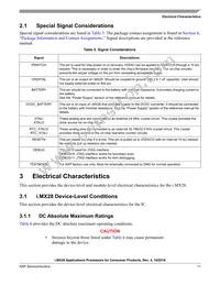 MCIMX287CVM4C Datasheet Page 11
