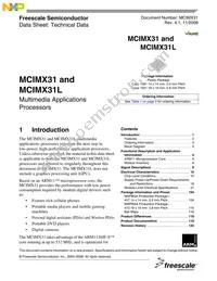 MCIMX31VMN5CR2 Datasheet Cover