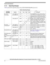 MCIMX6DP7CVT8AB Datasheet Page 22