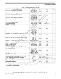 MCIMX6Q5EYM12CE Datasheet Page 21