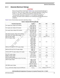 MCIMX6U7CVM08AD Datasheet Page 23