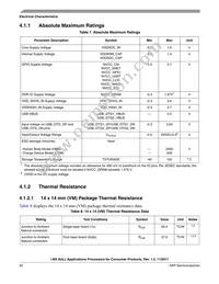 MCIMX6Y1DVK05AA Datasheet Page 22