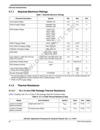 MCIMX6Y2CVM05AA Datasheet Page 22