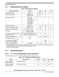 MCIMX6Y2DVM09AA Datasheet Page 22