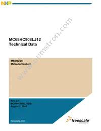 MCL908LJ12CFUE Datasheet Cover