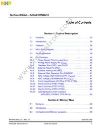 MCL908LJ12CFUE Datasheet Page 7