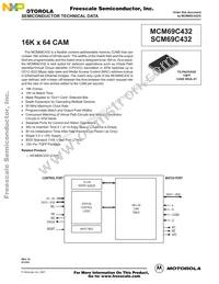 MCM69C432TQ20 Datasheet Cover