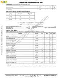 MCM69C432TQ20 Datasheet Page 5