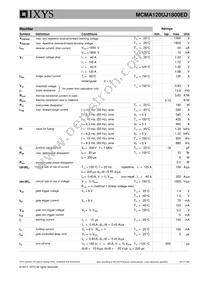 MCMA120UJ1800ED Datasheet Page 2