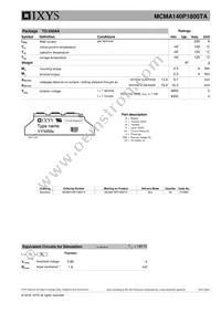 MCMA140P1800TA Datasheet Page 3