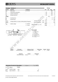 MCMA200P1600SA Datasheet Page 3