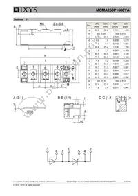 MCMA260P1600YA Datasheet Page 4