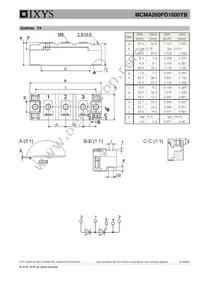 MCMA260PD1600YB Datasheet Page 4