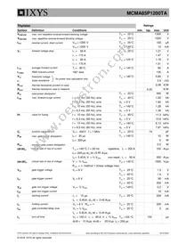 MCMA85P1200TA Datasheet Page 2